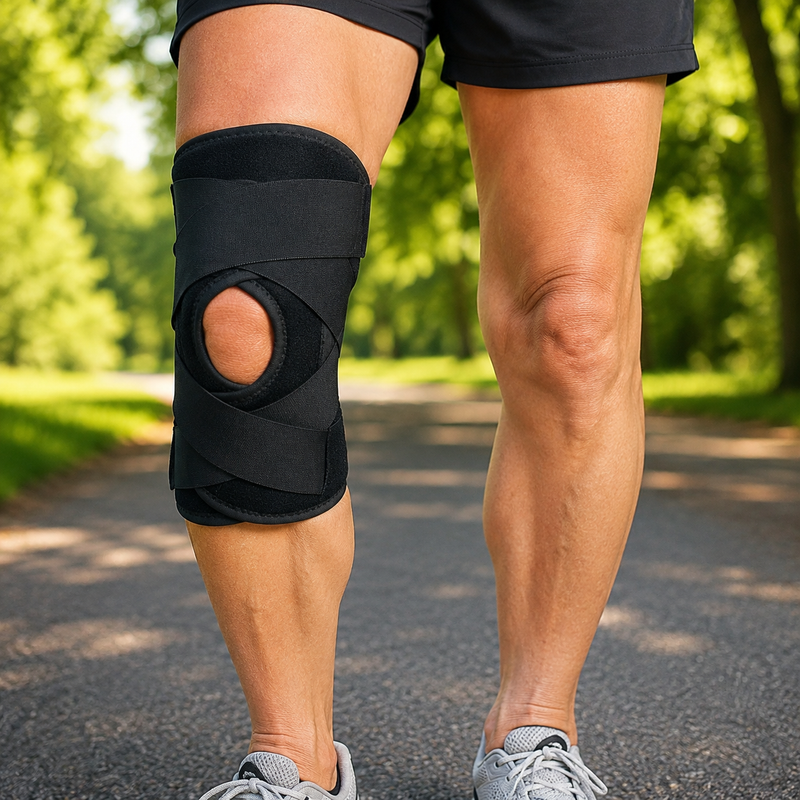 C-Gel Patella Knee Brace – Side Spring Stabilizer Support