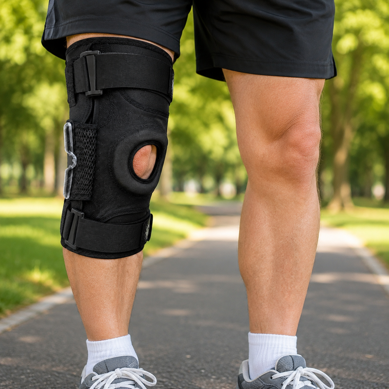 Performance Hinged Knee Brace – Vented Neoprene Compression