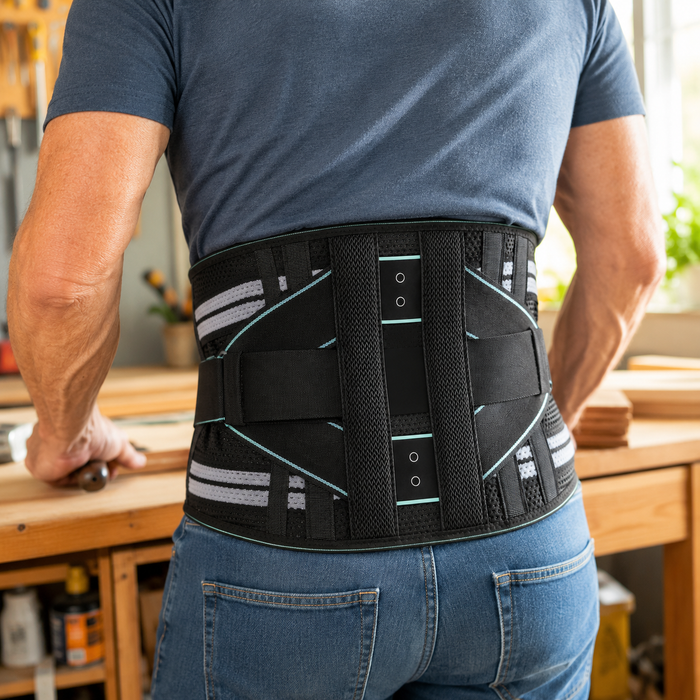 8-Stay Lumbar Support Belt – 3D Core-Stabilising Back Brace