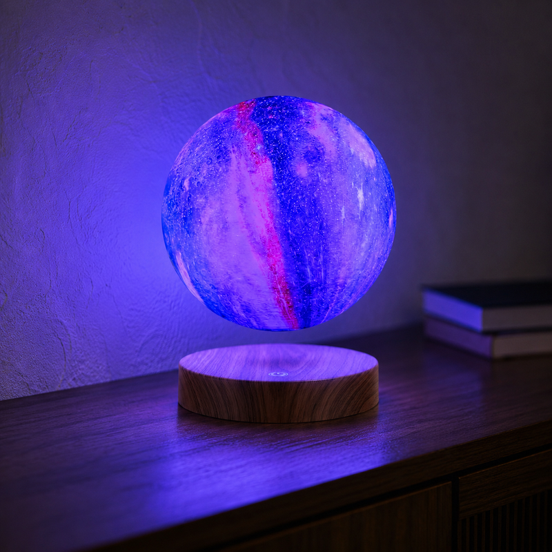 Moon Lamp That Levitates – Spinning 16-Colour Galaxy Sphere