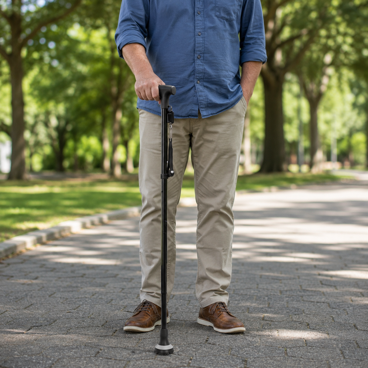 Wide-Grip Walking Cane – 6.7