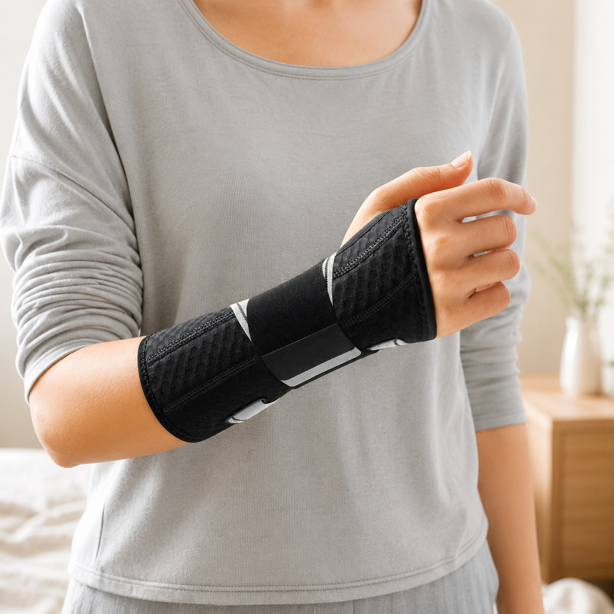 Wrist Brace for Sleeping – Contoured Stay Night Support