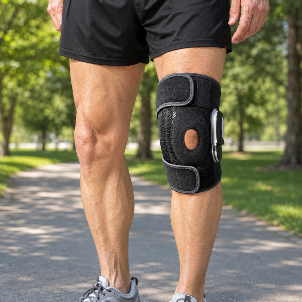 Elite Gel-Pad Knee Brace – Double Side Stabilizer Support